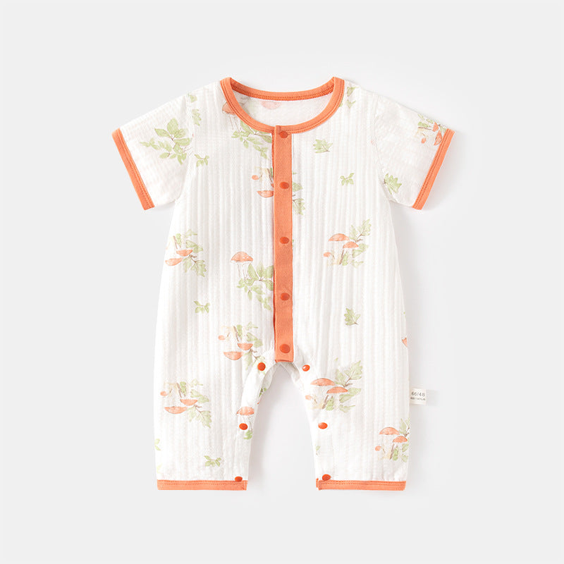 Baby short sleeved jumpsuit