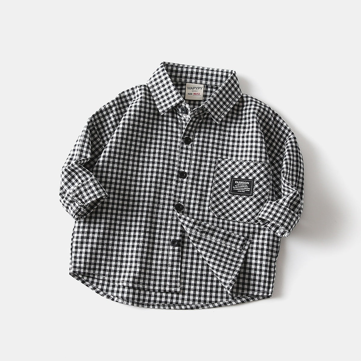 Boys' checkered shirt baby