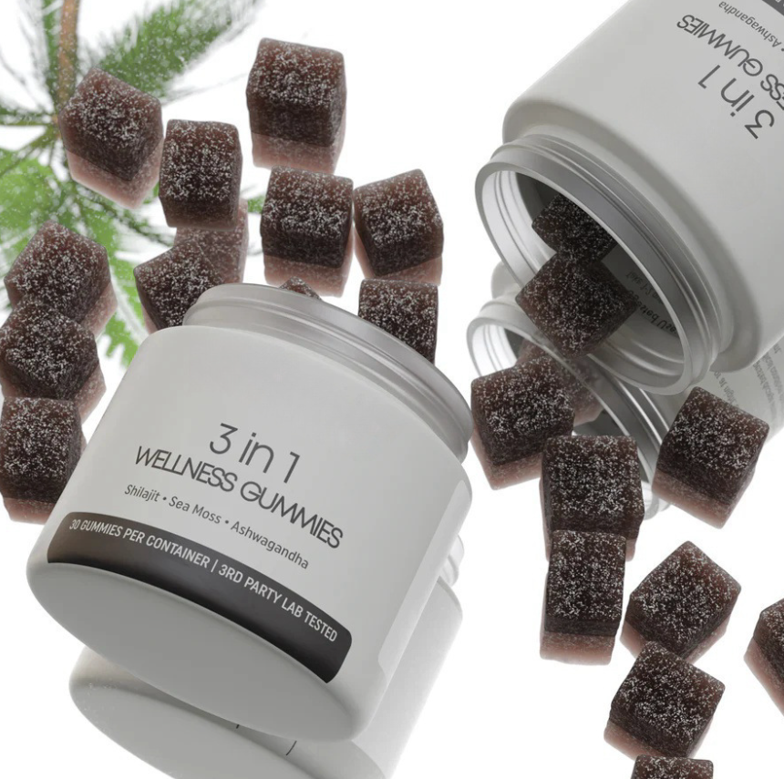 Shilajit 3-in-1 Gummies for Men