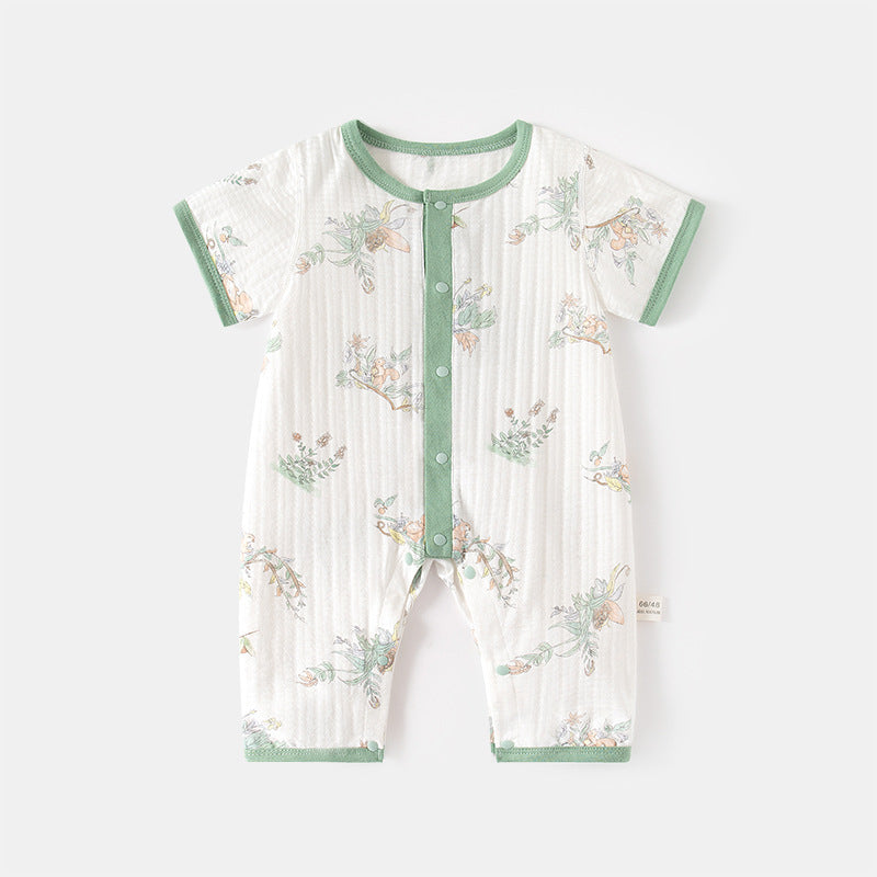 Baby short sleeved jumpsuit
