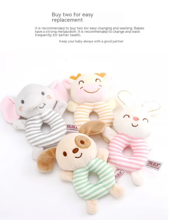 Soft Chime Baby Rattle